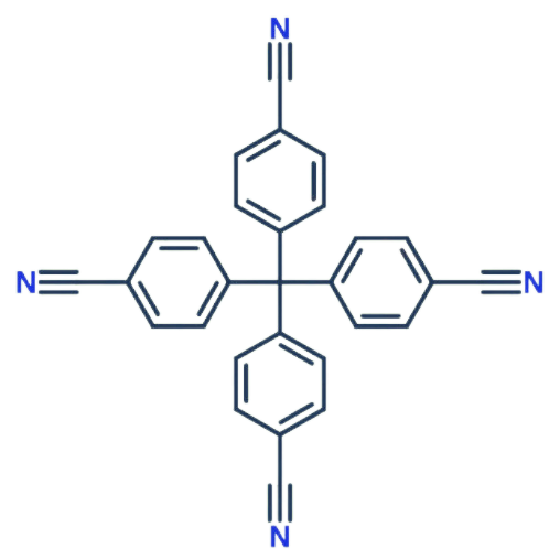 四(4-氰基苯基)甲烷,4-[tris(4-cyanophenyl)methyl]benzonitrile
