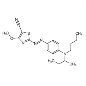 4-[丁-2-基（丁基）氨基]苯基]二氮基]-4-甲氧基-1，3-噻唑-5-甲腈