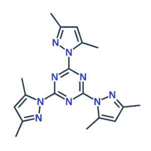 2,4,6-三(3,5-二甲基吡唑-1-基)-1,3,5-三嗪,2,4,6-tris(3,5-dimethylpyrazol-1-yl)-1,3,5-triazine