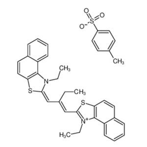 1-乙基-2-[2-[（1-乙基苯并苯并[e][1，3]苯并噻唑-1-鎓-2-基）亚甲基]丁叉亚]苯并[e][1，3]苯并噻唑，4-甲基苯磺酸酯