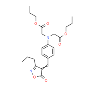 3-丙基-4-[4′-N，N-双（丙基羰基甲基）-氨基苄基]-异恶唑啉-5-on