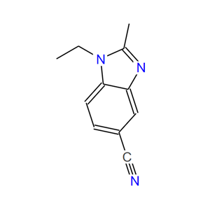 62306-08-5；1-乙基-2-甲基-5-氰基苯并咪唑