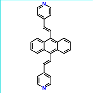 9,10-双((E)-2-(吡啶-4-基)乙烯基)蒽
