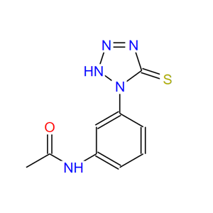 1-(3-乙酰胺基)苯基-5-巯基四氮唑,N-[3-(5-sulfanylidene-2H-tetrazol-1-yl)phenyl]acetamide