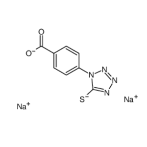 1-(4-羧基苯基)-5-(疏基四唑)-二钠 salt,disodium,4-(5-sulfidotetrazol-1-yl)benzoate