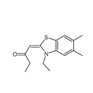 1-（3-乙基-5，6-二甲基-1，3-苯并噻唑-2-亚基）丁烷-2-酮