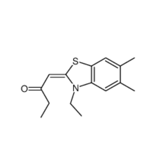 1-（3-乙基-5，6-二甲基-1，3-苯并噻唑-2-亞基）丁烷-2-酮