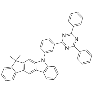 5-(3-(4,6-diphenyl-1,3,5-triazin-2-yl)phenyl)-7,7-dimethyl-5,7-dihydroindeno[2,1-b]carbazole