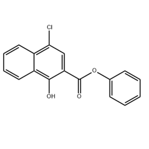 4-氯-1-羟基-2-萘甲酸苯酯,Phenyl 4-chloro-1-hydroxy-2-naphthoate