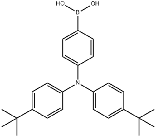 4-双4-三丁基苯氨基苯硼酸,4-(bis(4-tert-butylphenyl)amine)phenylboronic acid