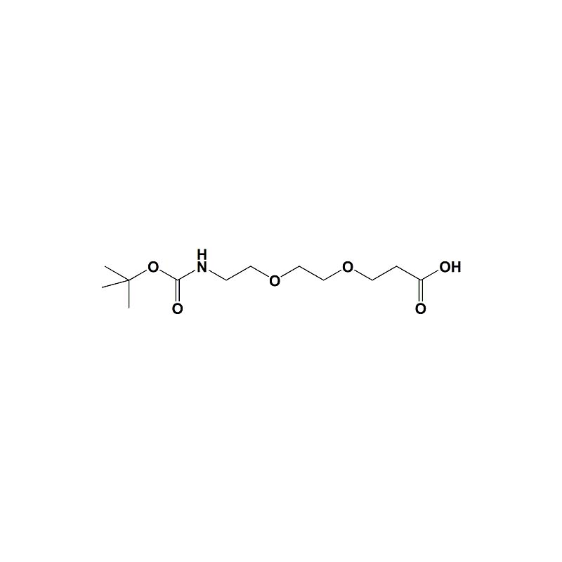 叔丁氧羰基-PEG2-羧酸,t-Boc-N-amido-PEG2-acid