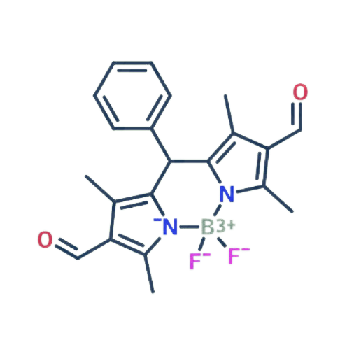 5,5-二氟-2,8-二甲酰-1,3,7,9-四甲基-10-苯基-5H-二吡咯,1,2-c:2',1'-f][1,3,2] 5,5-difluoro-2,8-diformyl-1,3,7,9-tetramethyl-10-phenyl-5H-dipyrrolo[1,2-c:2',1'-f][1,3,2]diazaborinin-4-ium-5-uide