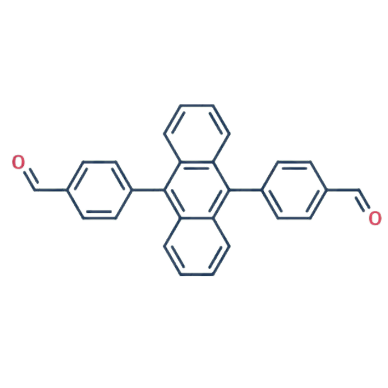4,4'-(9,10-蒽二基)二苯甲醛,4-[10-(4-formylphenyl)anthracen-9-yl]benzaldehyde