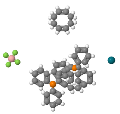 (R)-(-)-4,12-双(二苯基膦基)[2.2]对环芳烷(1,5环辛二烯)铑(I)四氟硼酸盐,[Rh COD (R)-Phanephos]BF4