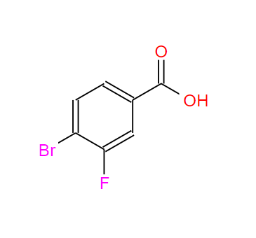 4-溴-3-氟苯甲酸,4-Bromo-3-fluorobenzoic acid