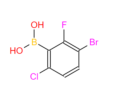 3-溴-6-氯-2-氟苯硼酸,3-BroMo-6-chloro-2-fluorophenylboronicacid