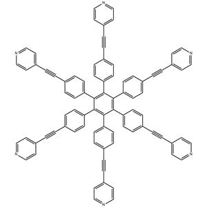 4,4'-((3',4',5',6'-TETRAKIS(4-(PYRIDIN-4-YLETHYNYL)PHENYL)-[1,1':2',1''-TERPHENYL]-4,4''-DIYL)BIS(ET