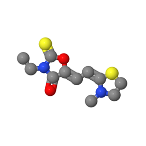 3-乙基-5-[(3-甲基噻唑烷-2-亚基)乙亚基]-2-硫酮恶唑烷-4-酮,2-thioxo-3-ethyl-4-oxo-5-(2-(n-methyl-1,3-thiazolin-2-yliden)-eth-1-yliden)-1,2-oxazolidine
