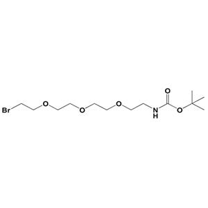叔丁氧羰基-PEG3-溴,t-boc-N-amido-PEG3-bromide
