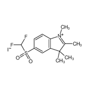 5-二氟甲基磺酰基-1，2，3，3-四甲基吲哚-1-碘化物