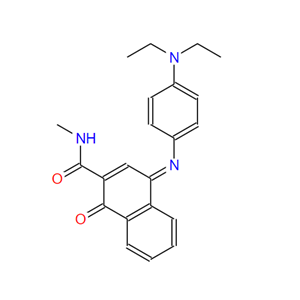 4899-82-5；4-[4-(二乙氨基)亞甲苯)]-1,4-二氫-N-甲基-1-氧代-2-萘甲酰胺