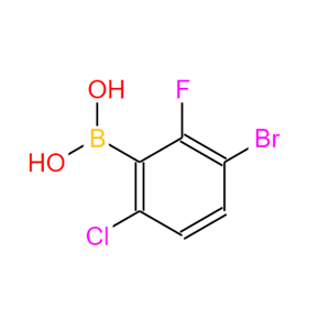 3-溴-6-氯-2-氟苯硼酸,3-BroMo-6-chloro-2-fluorophenylboronicacid