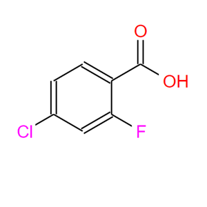 4-氯-2-氟苯甲酸；446-30-0