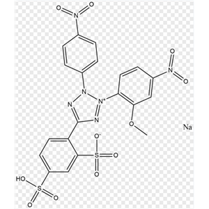 2-(2-甲氧基-4-硝基苯)-3-(4-硝基苯)-5-(2,4-二磺基苯)-2H-四氮唑单钠盐,2-(2-Methoxy-4-nitrophenyl)-3-(4-nitrophenyl)-5-(2,4-disulfophenyl)-2H-tetrazolium sodium salt