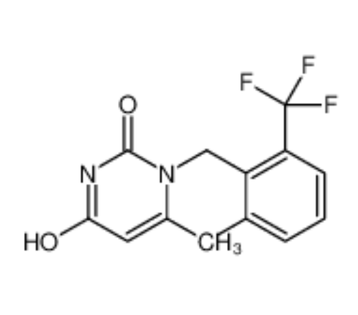 1-[2-氟-6-(三氟甲基)苄基]-6-甲基嘧啶-2,4(1H,3H)-二酮,1-(2-Fluoro-6-trifluoromethyl-benzyl)-6-methyl-1H-pyrimidine-2,4-dione