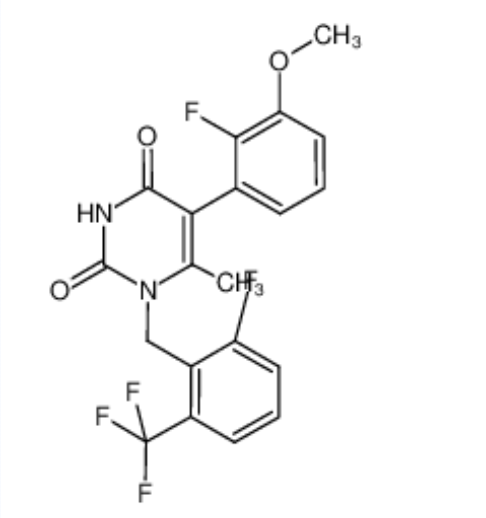 5-(2-氟-3-甲氧基苯基)-1-[[2-氟-6-(三氟甲基)苯基]甲基]-6-甲基-2,4(1H,3H)-嘧啶二酮,5-(2-Fluoro-3-methoxyphenyl)-1-[[2-fluoro-6-(trifluoromethyl)phenyl]methyl]-6-methyl-2,4(1H,3H)-pyrimidinedione