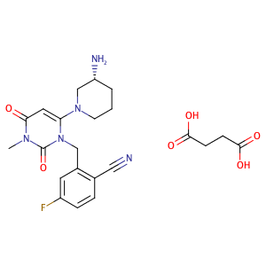 琥珀酸曲格列汀,Trelagliptin Succinate