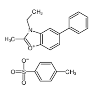 3-乙基-2-甲基-5-苯基-1，3-苯并恶唑-3-鎓，4-甲基苯磺酸酯