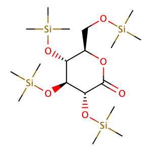 2,3,4,6-四-O-三甲基硅基-D-葡萄糖酸內(nèi)酯,(3R,4S,5R,6R)-3,4,5-tris(triMethylsilyloxy)-6-((triMethylsilyloxy)Methyl)tetrahydro-2H-pyran-2-one