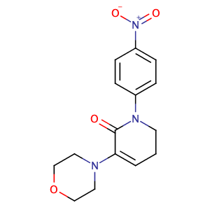 5,6-二氫-3-(4-嗎啉基)-1-(4-硝基苯基)-2(1H)-吡啶酮,3-Morpholino-1-(4-nitrophenyl)-5,6-dihydropyridin-2(1H)-one