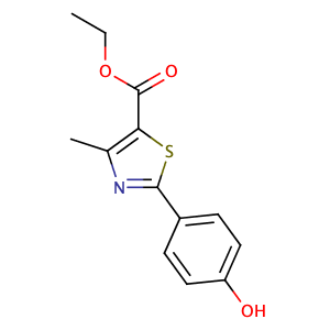 2-(4-羟基苯基)-4-甲基噻唑-5-甲酸乙酯,Ethyl 2-(4-hydroxyphenyl)-4-methylthiazole-5-carboxylate