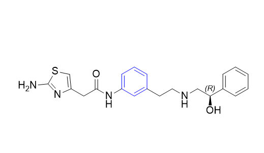 米拉贝隆杂质03,(R)-2-(2-aminothiazol-4-yl)-N-(3-(2-((2-hydroxy-2-phenylethyl)amino)ethyl)phenyl)acetamide