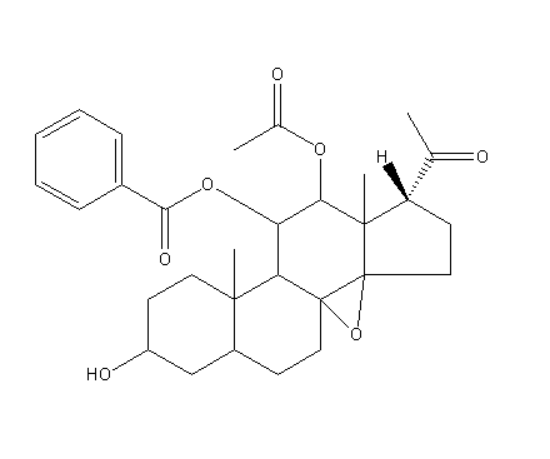 11α-O-苯甲酰-12β-O-乙酰通关藤苷元B,11α-O-benzoyl-12β-O-actetyltenacigenin B