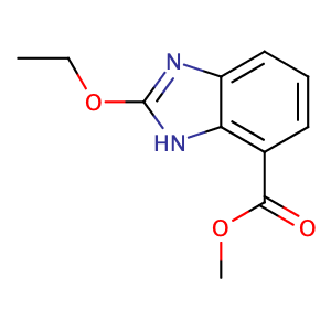 2-乙氧基苯并咪唑-7-羧酸甲酯,Methyl-2-ethoxybenzimidazole-7-carboxylate