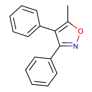 5-甲基-3,4-二苯基异噁唑,5-Methyl-3,4-diphenylisoxazole