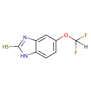 5-二氟甲氧基-2-巯基-1氢-苯并咪唑,5-Difluoromethoxy-2-mercapto-1H-benzimidazole