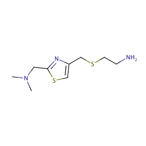 2-（二甲氨基甲基）-4-（2-氨乙基硫甲基）噻唑,2-(Dimethylaminomethyl)-4-(2-aminoethylthiomethyl)thiazole