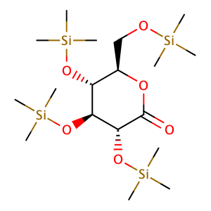 2,3,4,6-四-O-三甲基硅基-D-葡萄糖酸内酯,(3R,4S,5R,6R)-3,4,5-tris(triMethylsilyloxy)-6-((triMethylsilyloxy)Methyl)tetrahydro-2H-pyran-2-one