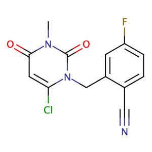 2-[(6-氯-3,4-二氢-3-甲基-2,4-二氧代-1(2H)-嘧啶基)甲基]-4-氟苯甲腈
