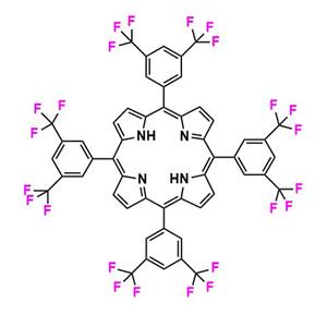 meso-四[ 3, 5-二( 三氟甲基) 苯基] 卟啉,5,10,15,20-tetrakis[3,5-bis(trifluoromethyl)phenyl]-21H,23H-Porphine