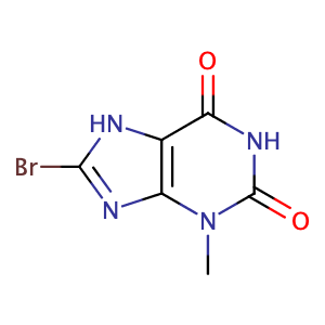 8-溴-3-甲基黄嘌呤,8-Bromo-3-methyl-3,7-dihydropurine-2,6-dione