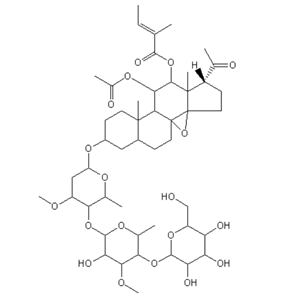 11α-O-巴豆酰-12β-O-乙酰通关藤苷A