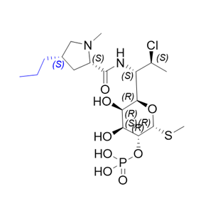 克林霉素磷酸酯杂质16,(2R,3R,4S,5R,6R)-6-((1S,2S)-2-chloro-1-((2S,4S)-1-methyl-4-propylpyrrolidine-2-carboxamido)propyl)-4,5-dihydroxy-2-(methylthio)tetrahydro-2H-pyran-3-yl   dihydrogen phosphate