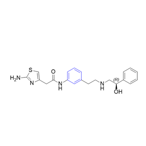米拉贝隆杂质03,(R)-2-(2-aminothiazol-4-yl)-N-(3-(2-((2-hydroxy-2-phenylethyl)amino)ethyl)phenyl)acetamide