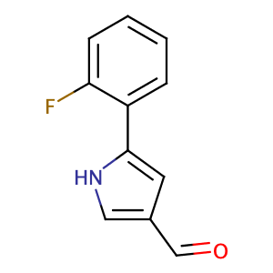 5-(2-氟苯基)-1H-吡咯-3-甲醛,5-(2-fluorophenyl)-1H-Pyrrole-3-carboxaldehyde