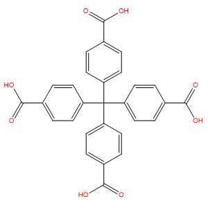 四(4-羧基苯基)甲烷,4-[tris(4-carboxyphenyl)methyl]benzoic acid